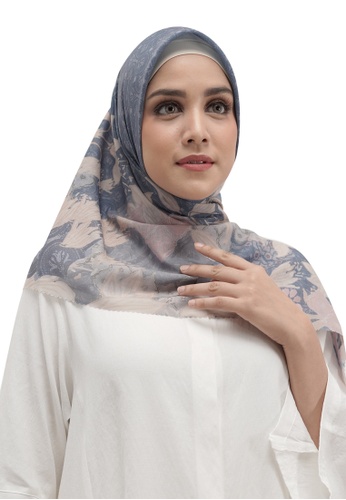 Buttonscarves blue Buttonscarves Maharani Voile Square Blue 11F9DAABF1D08CGS_1