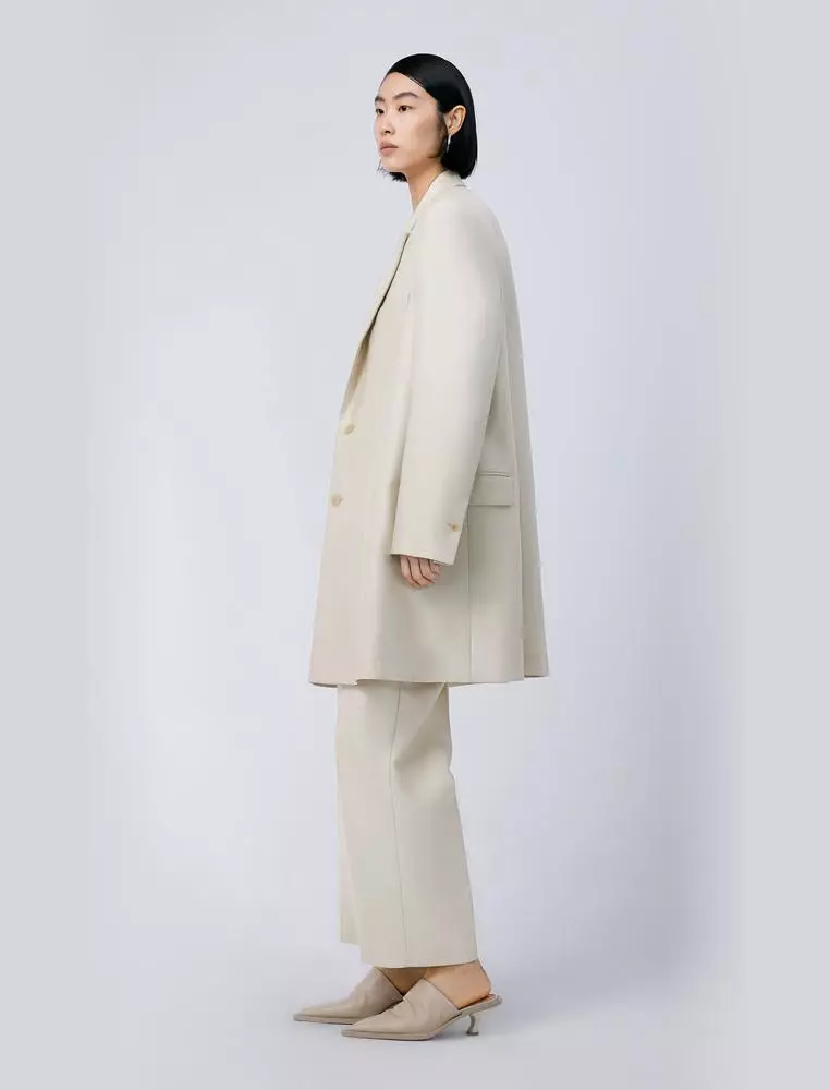 Straight Cut Ankle-Length Pants