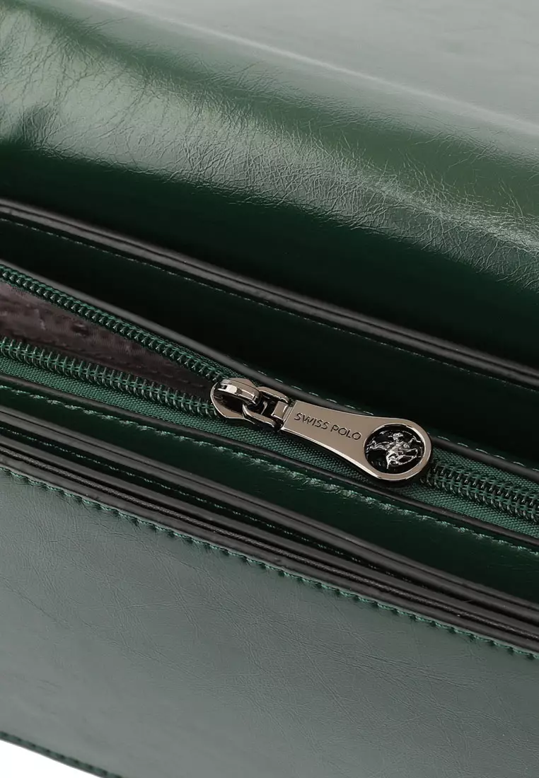 Women's Chain Shoulder Bag / Sling Bag / Crossbody Bag - Green