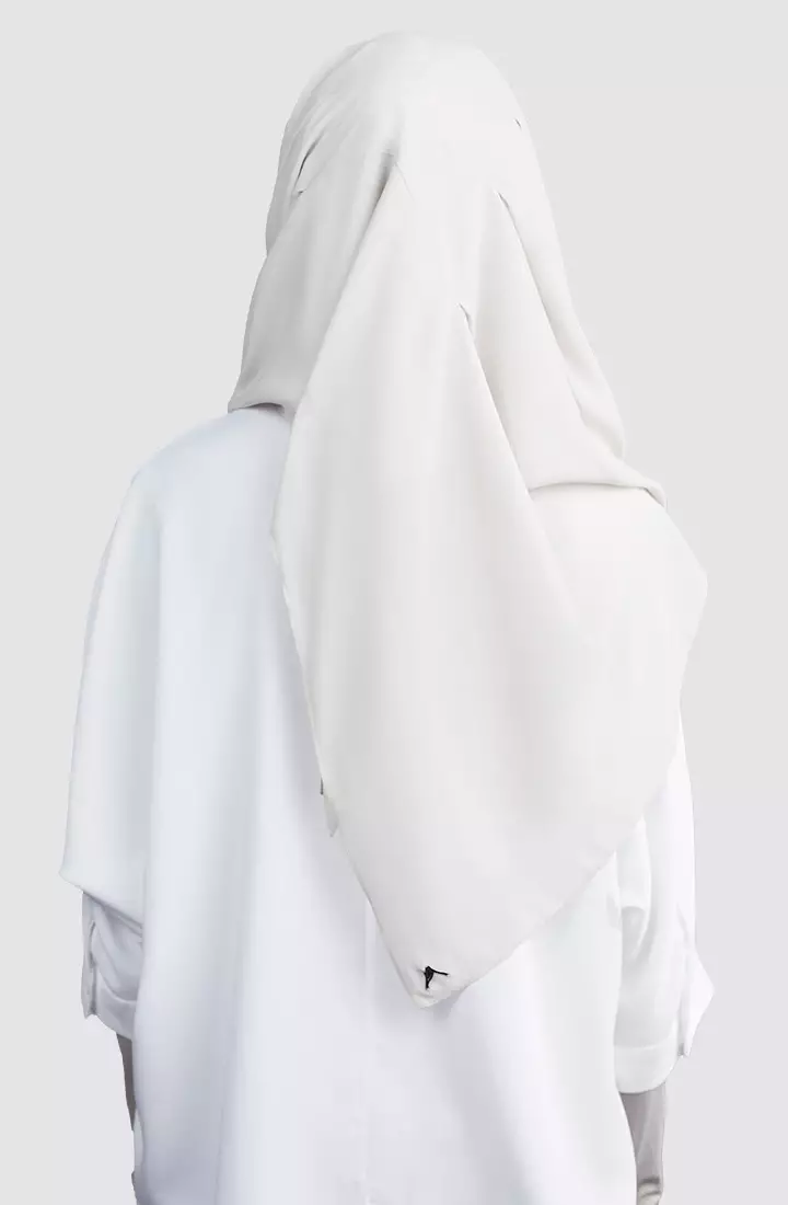HUSNA ORIKAMI BOX PLEATED SCARF
