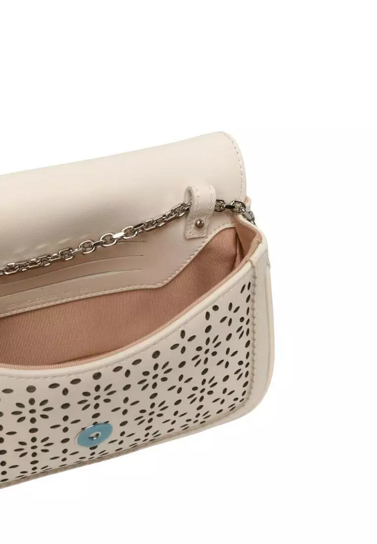 ショルダーバッグ・ポシェット Roger Vivier Jeu De Fille Leather Clutch Bag Jeu de Fille Clutch in glitter Silver Woman