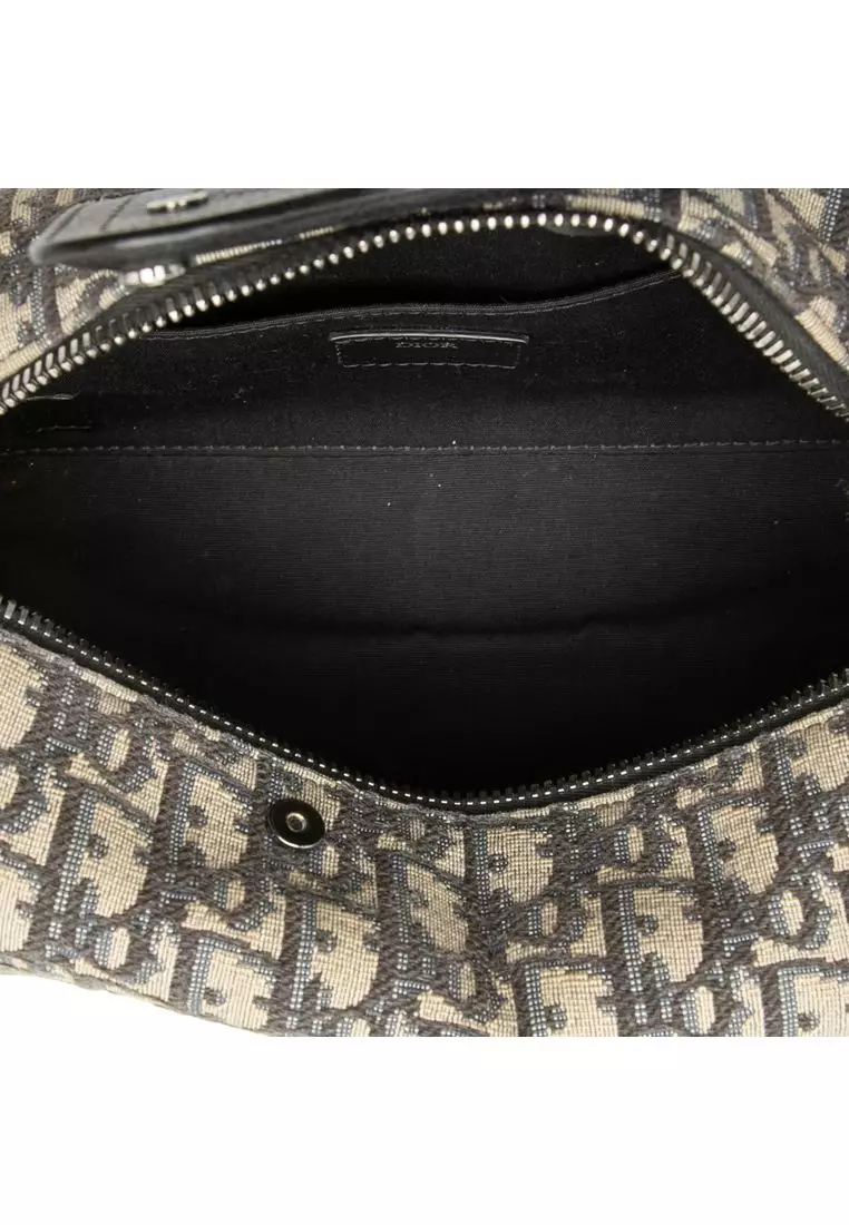 Pre-Loved Dior Oblique Canvas Lingot Toiletry Case