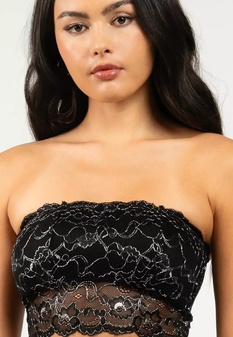 Chloe Lace Bandeau Top