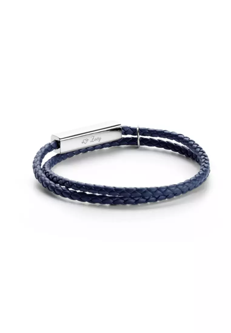 White leather outlet wrap bracelet