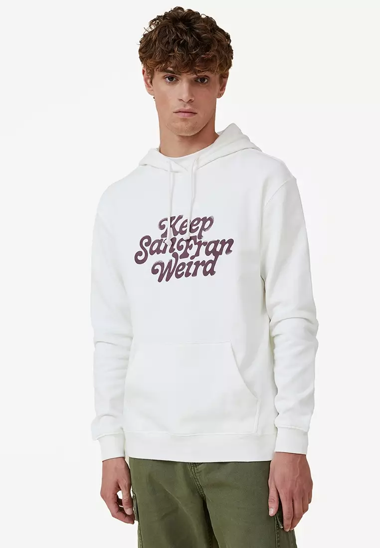 White hoodie hotsell cotton on