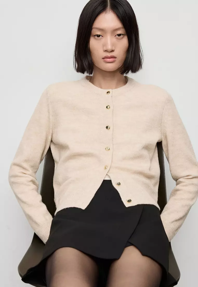 Knitted Button Cardigan