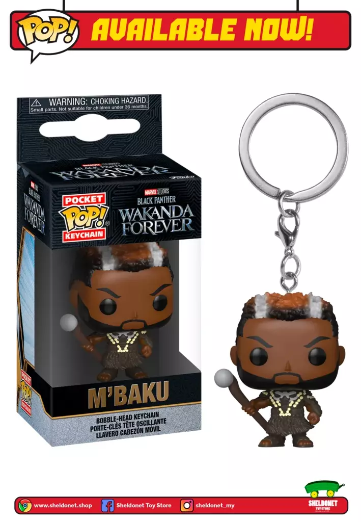 Buy Funko Funko Pocket Pop! Keychain: Black Panther 2: Wakanda Forever - M'Baku  Online