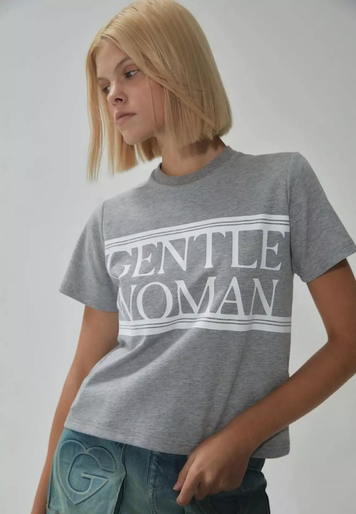 Jual GENTLEWOMAN Classic Sixty Gentlewoman T-Shirt - Grey