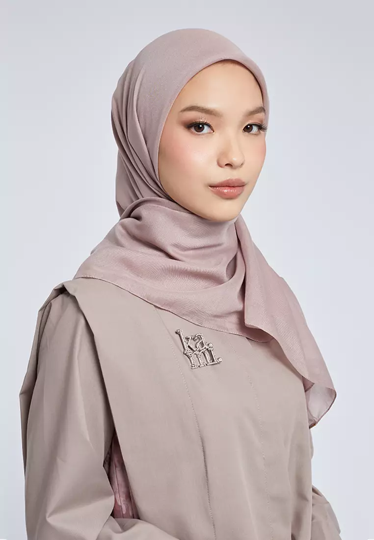 Kami Light Voile Scarf Plain Warm Taupe