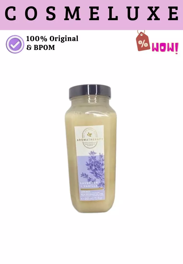 BBW Aromatherapy Luxe Bath Lavender vanilla 445ml