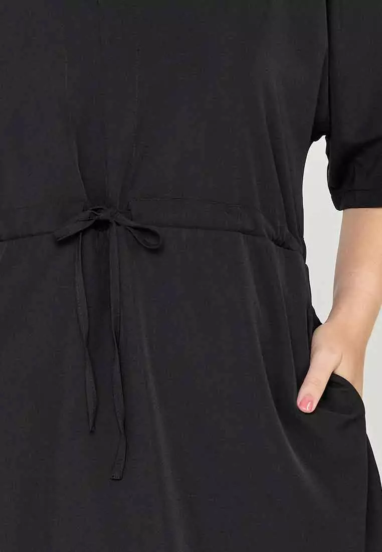 Milly Plus Size Celestina Top with Adjustable Waist Tie