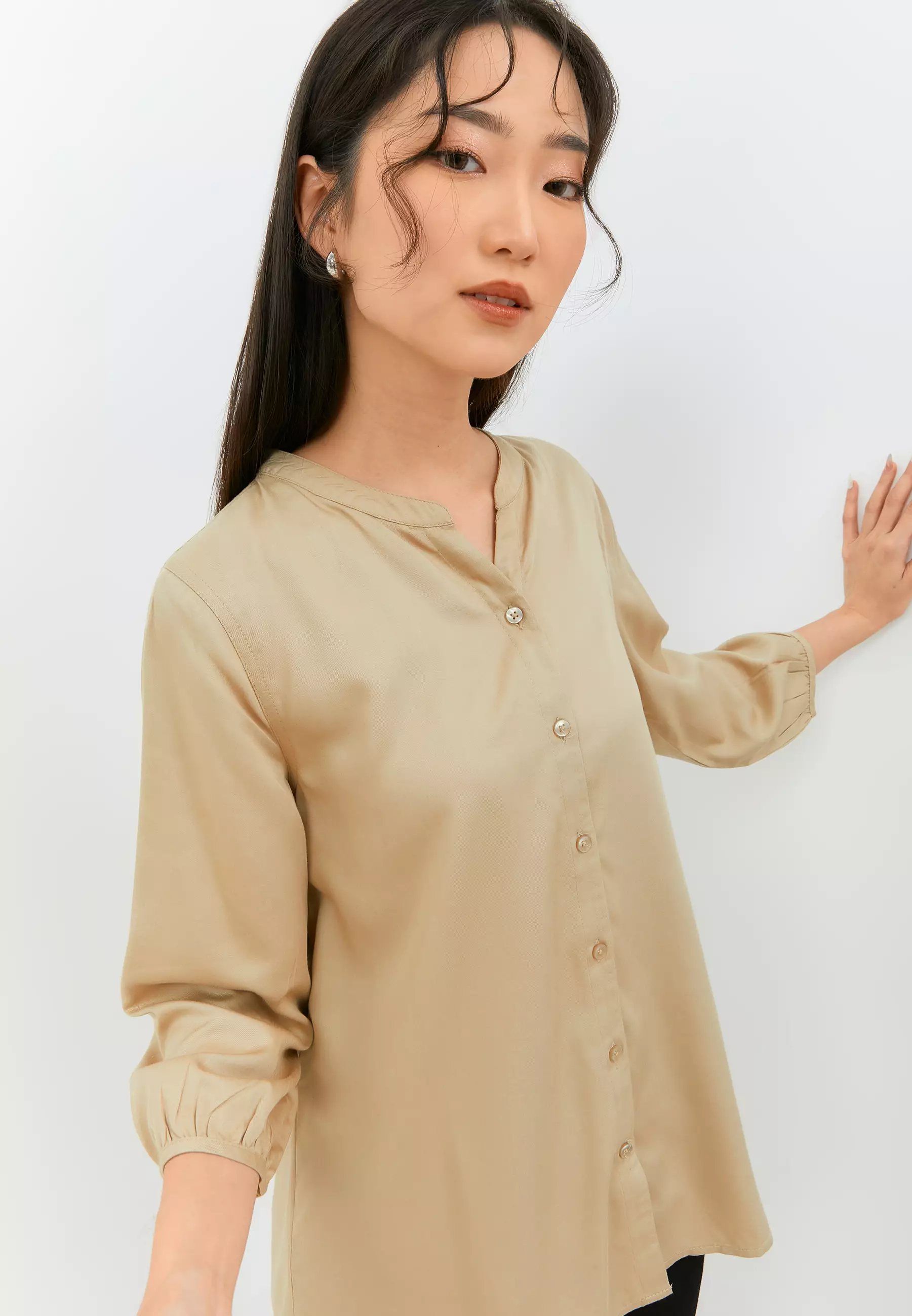 Zendaya Khaki Blouse (G.13106)