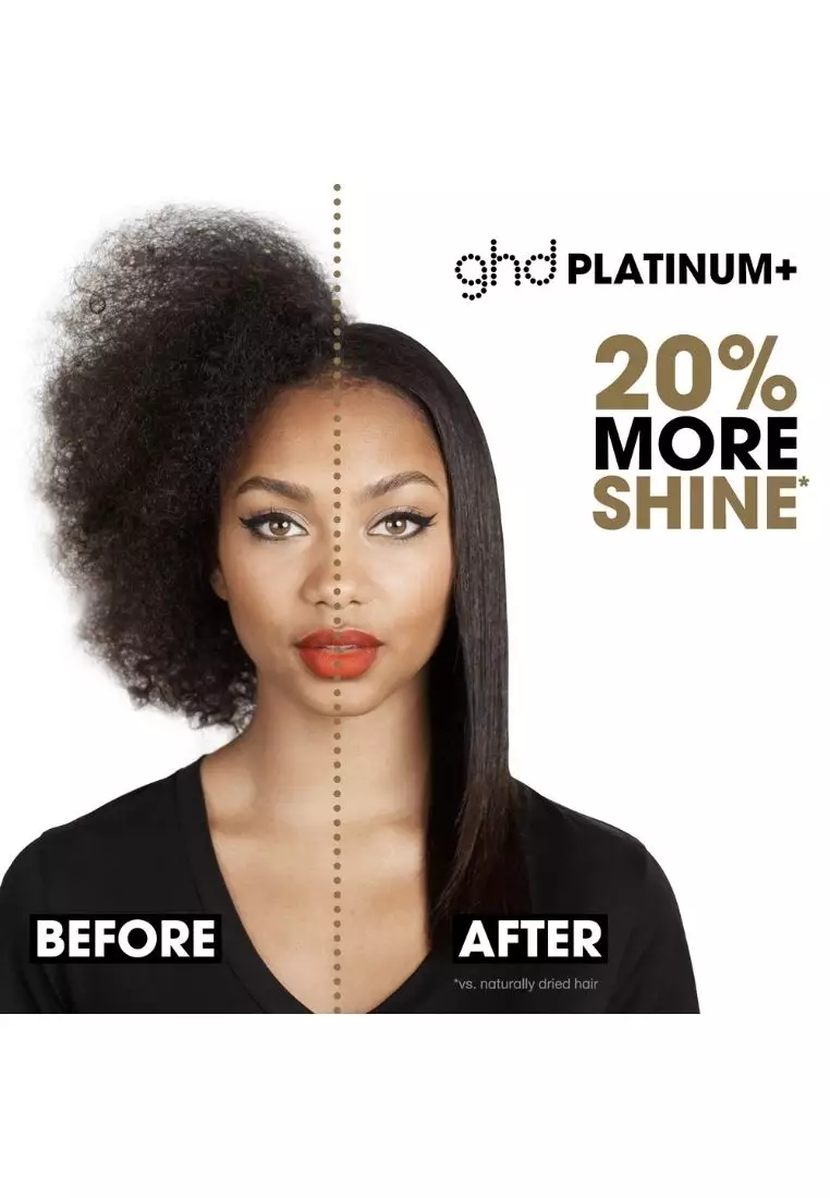 GHD PLATINUM +  HAIR STRAIGHTENER IN WHITE