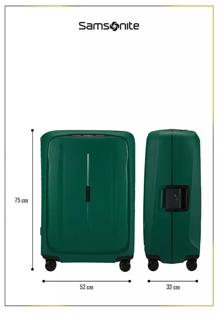 Samsonite Koper Hardcase Essens Spinner Large 28 Inch - Alpine Green