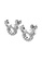 Her Jewellery silver Deer Antlers Earrings (White Gold) - Made with Swarovski Crystals FB5D9AC4BD3470GS_3