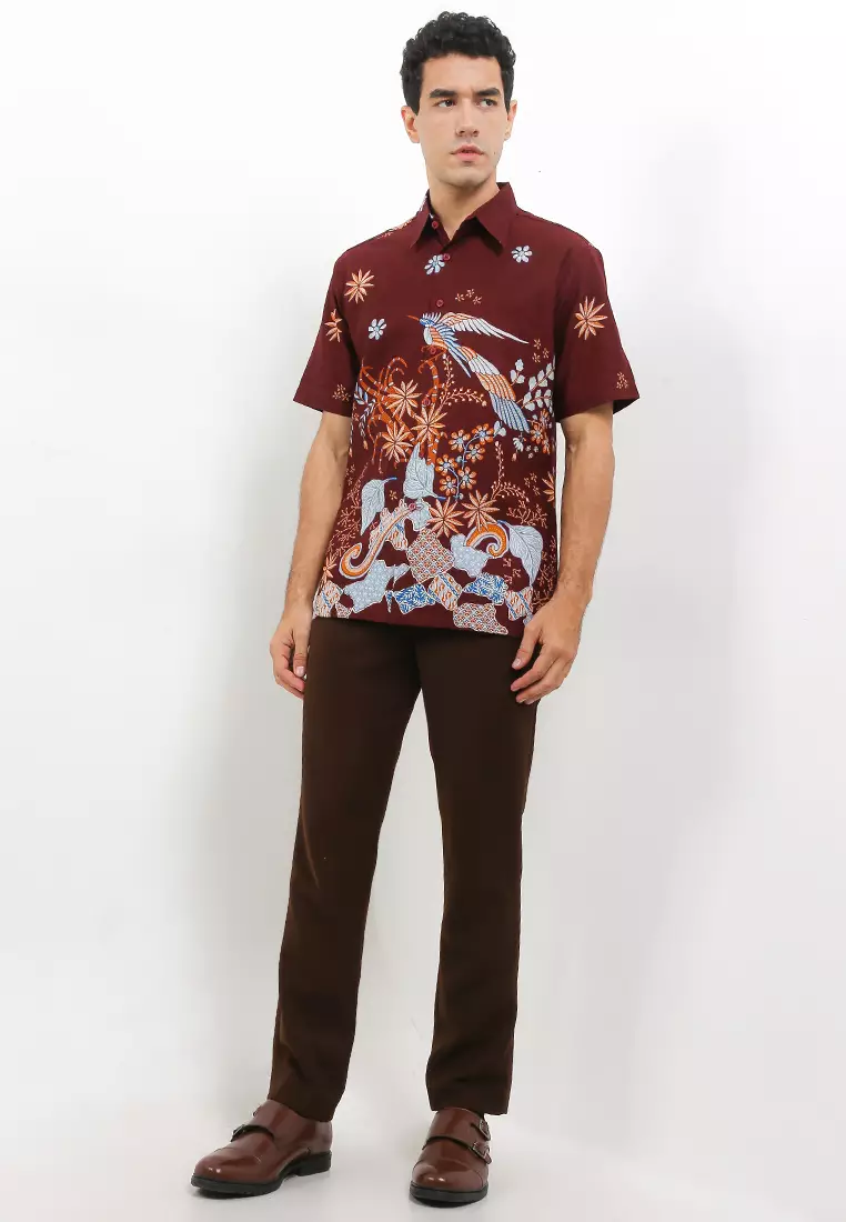 Hem Body Fit Batik Sawat Manuk