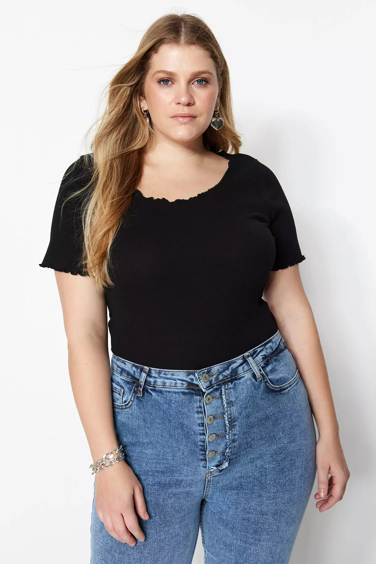 Cheap plus sale size womens tops