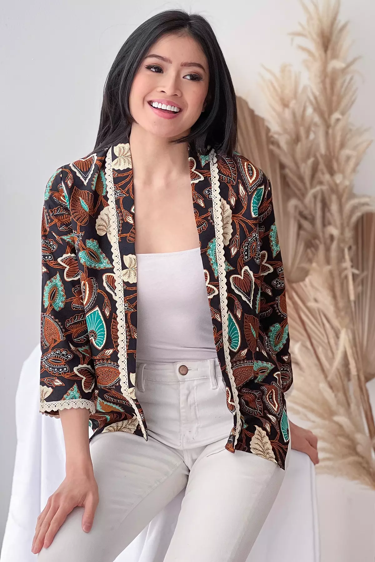 Puriayu Daun Hijau Batik Outer