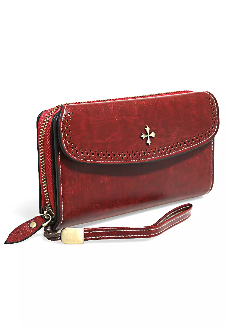 Dompet Pria Wanita Model Panjang Long Wallet Many Slot Material Leather ORIGINAL