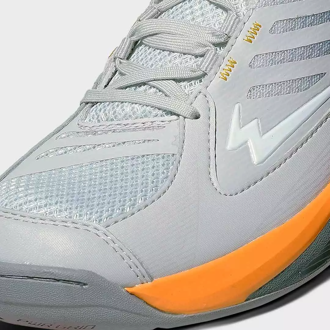 Eagle Sepatu Badminton Driva Flow - ABU-ABU/KUNING