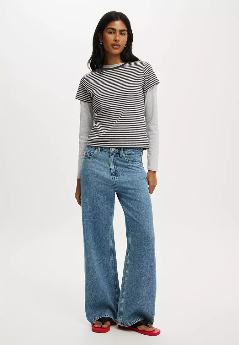 Asia Fit Wide Jeans