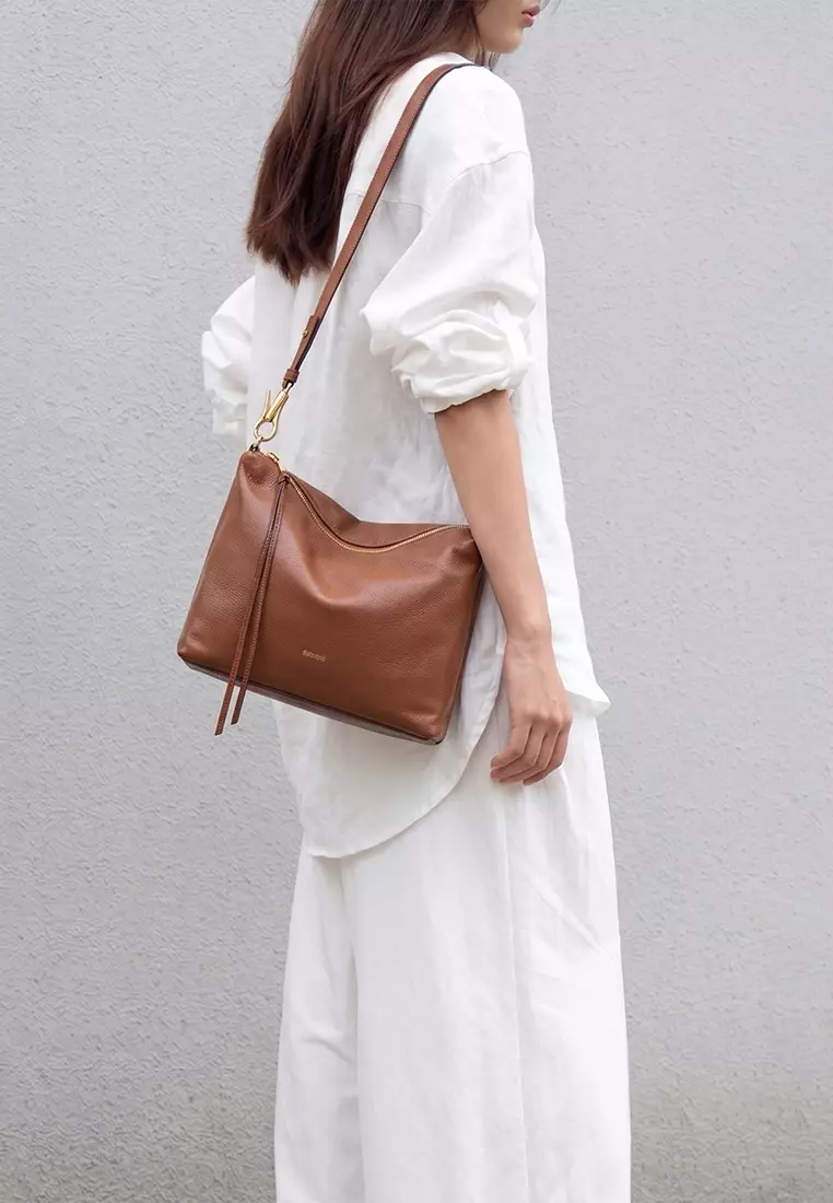 Clip Hobo Bag - Slate Blue