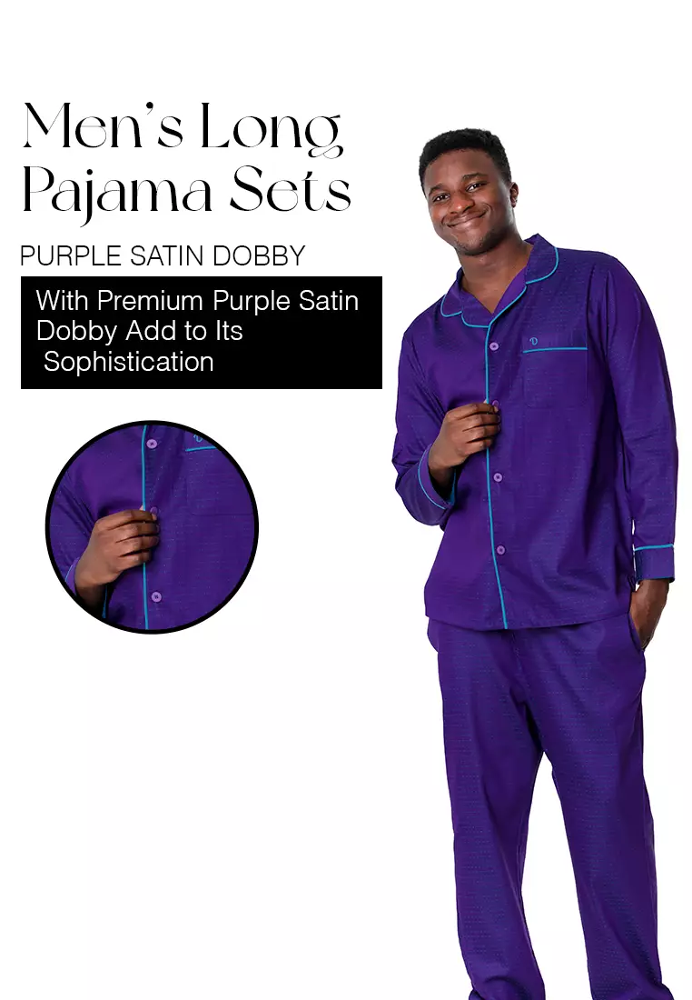 DE LUCCA De Lucca Mens Cotton Long Pajama Set 2024 Buy DE LUCCA