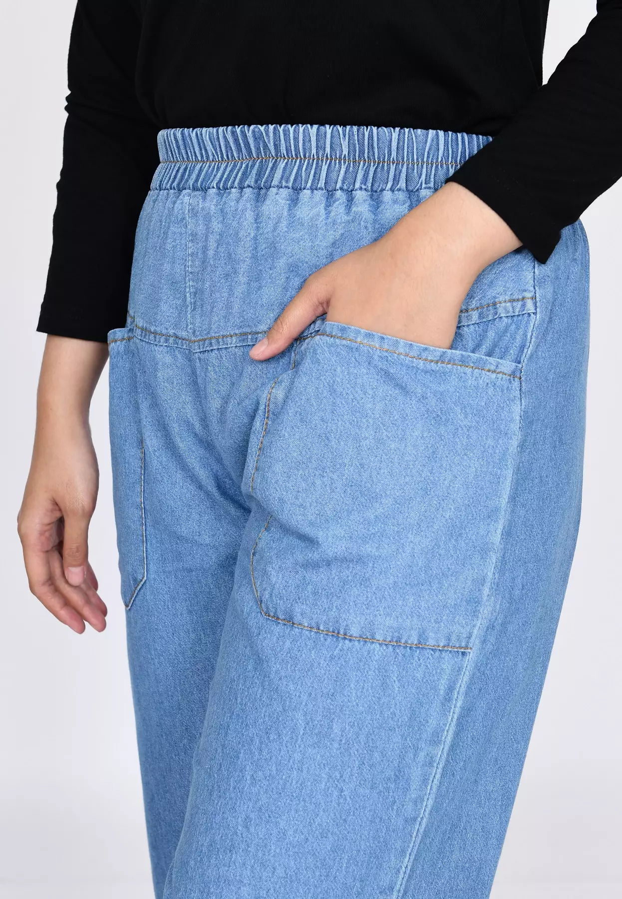 Longpant Baggy Isyana - LIGHT BLUE