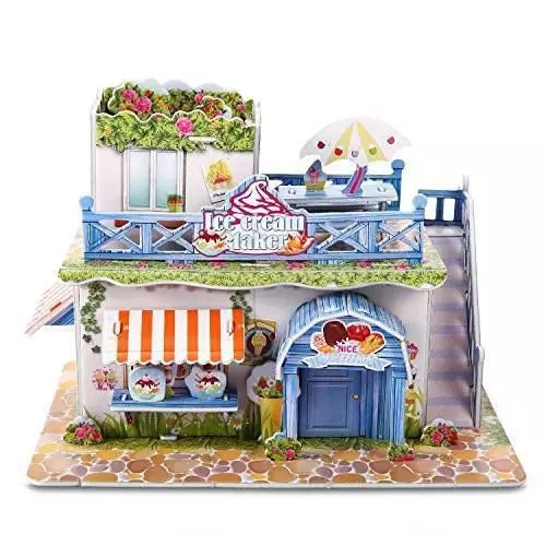 3D Puzzle Mainan Edukasi Anak Ice Cream Maker