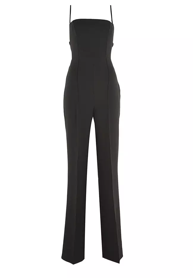 Open Back Knitted Jumpsuit