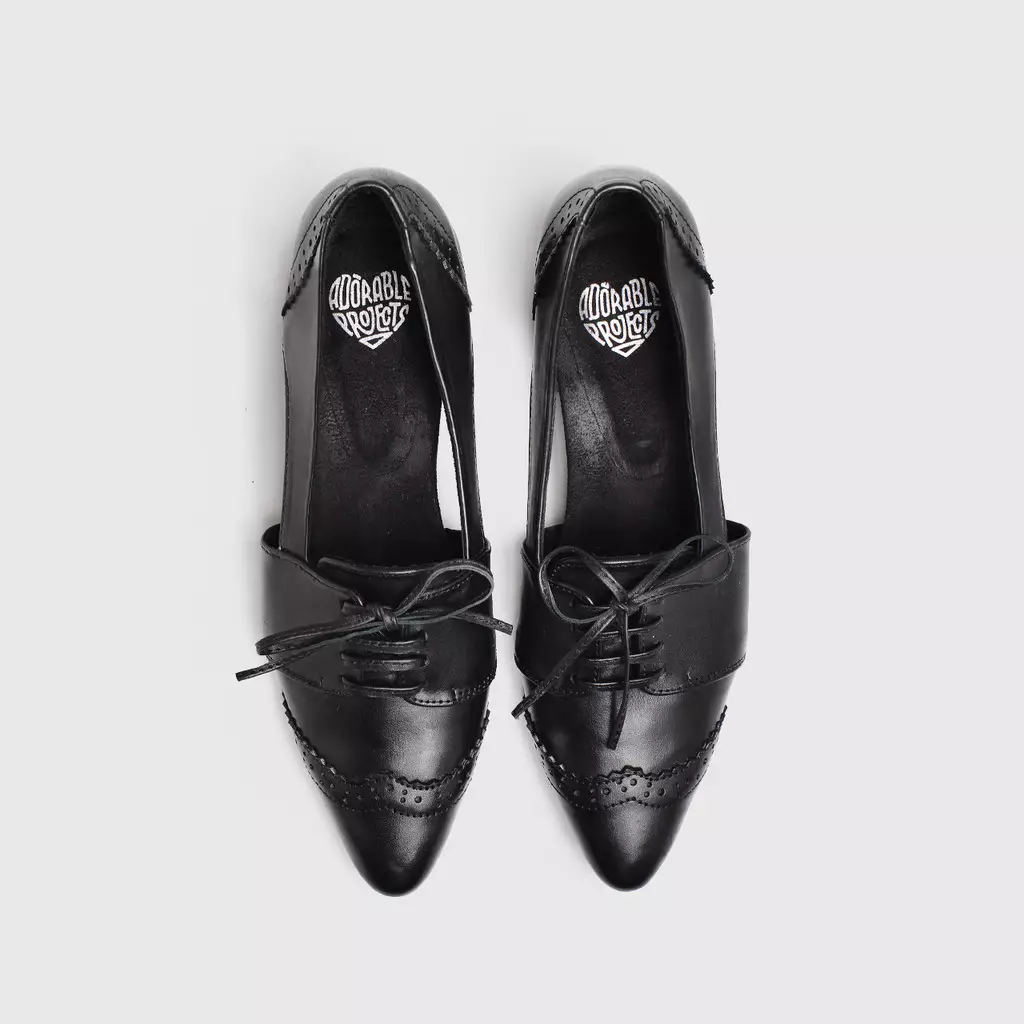 Hemera Mini Heels Genuine Leather Black