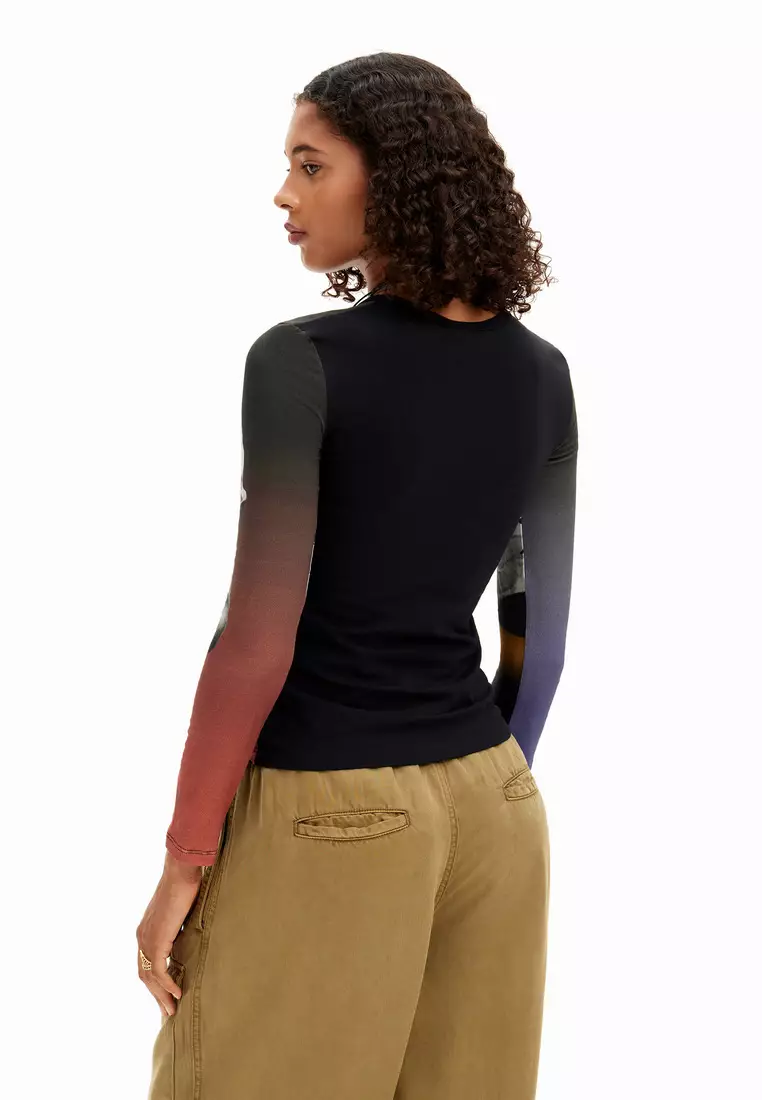 Desigual Woman Written Body T-shirt.