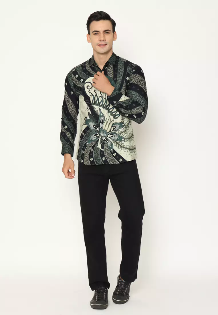 AKSA BATIK KEMEJA PANJANG FURING HARISH HYUNA