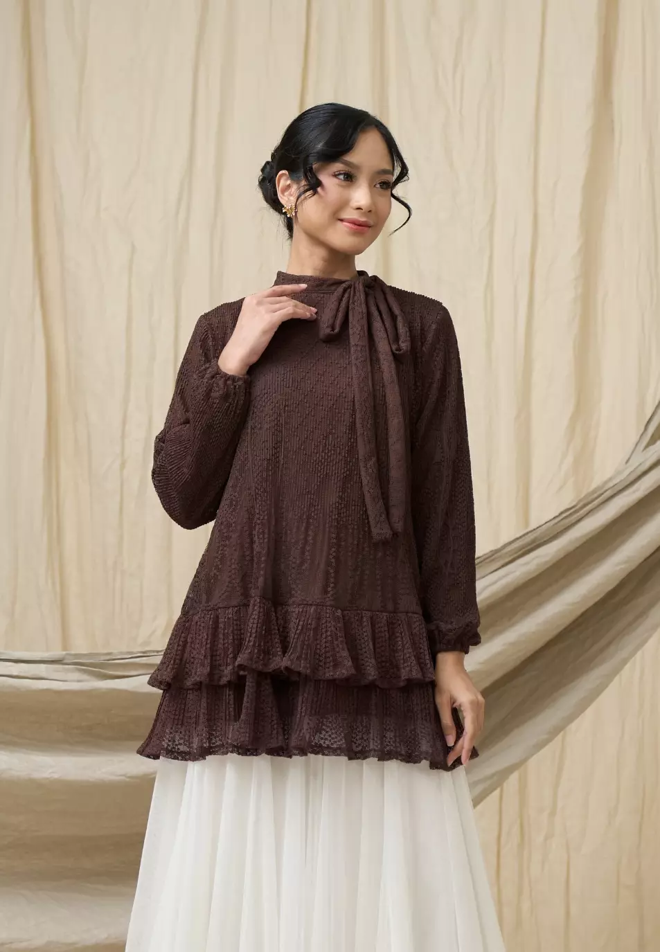 Willow Blouse - Chocolate