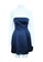 Jill Stuart blue jill stuart Strapless Elegant Navy Blue Dress with Bow at the back B277BAA3A67116GS_2