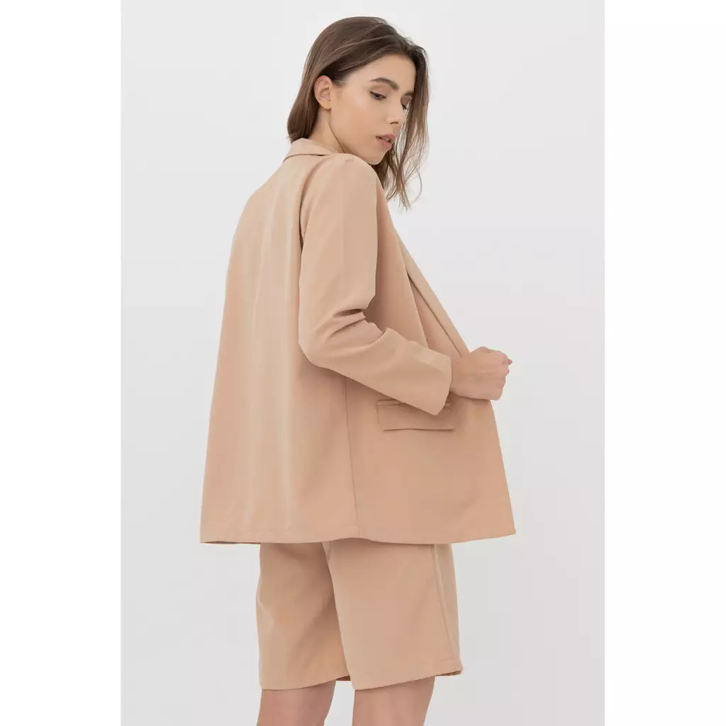 Blazer Wanita Livia Light Brown