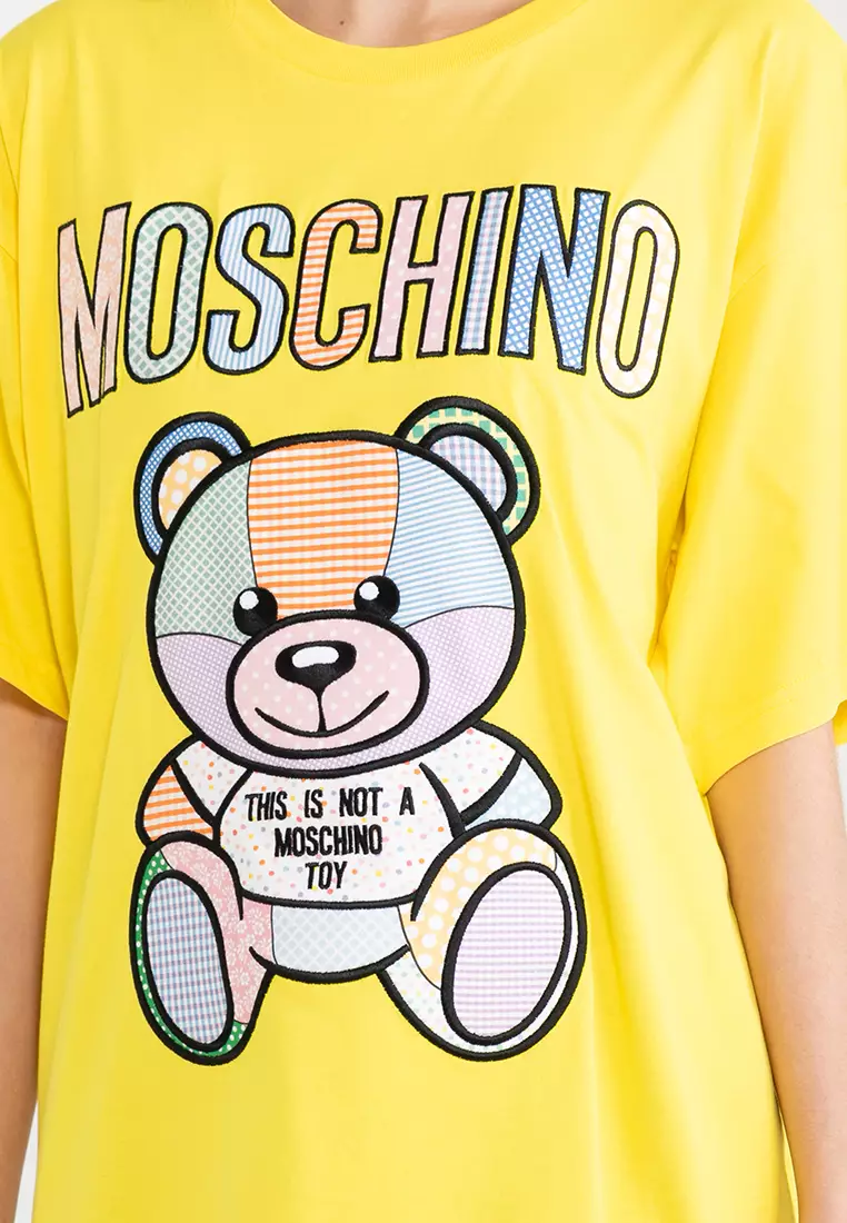 love moschino teddy bear t shirt