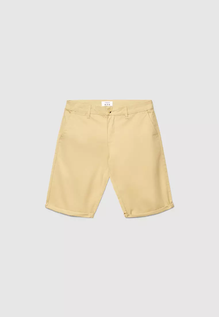 Men's Chino Shorts With Cuffs