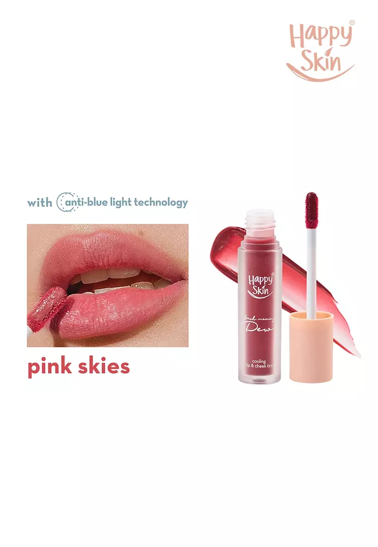 Discount on Happy Skin  shoes - SKU: Dew Cooling Lip & Cheek Tint In Pink Skies