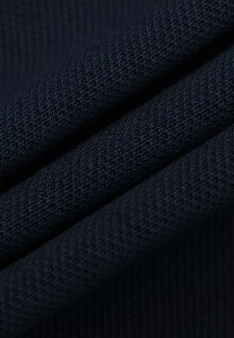 Men's Cotton Lycra Solid Polo