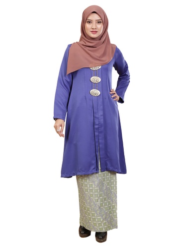 Kebaya Cik Siti 04 from Hijrah Couture in Blue