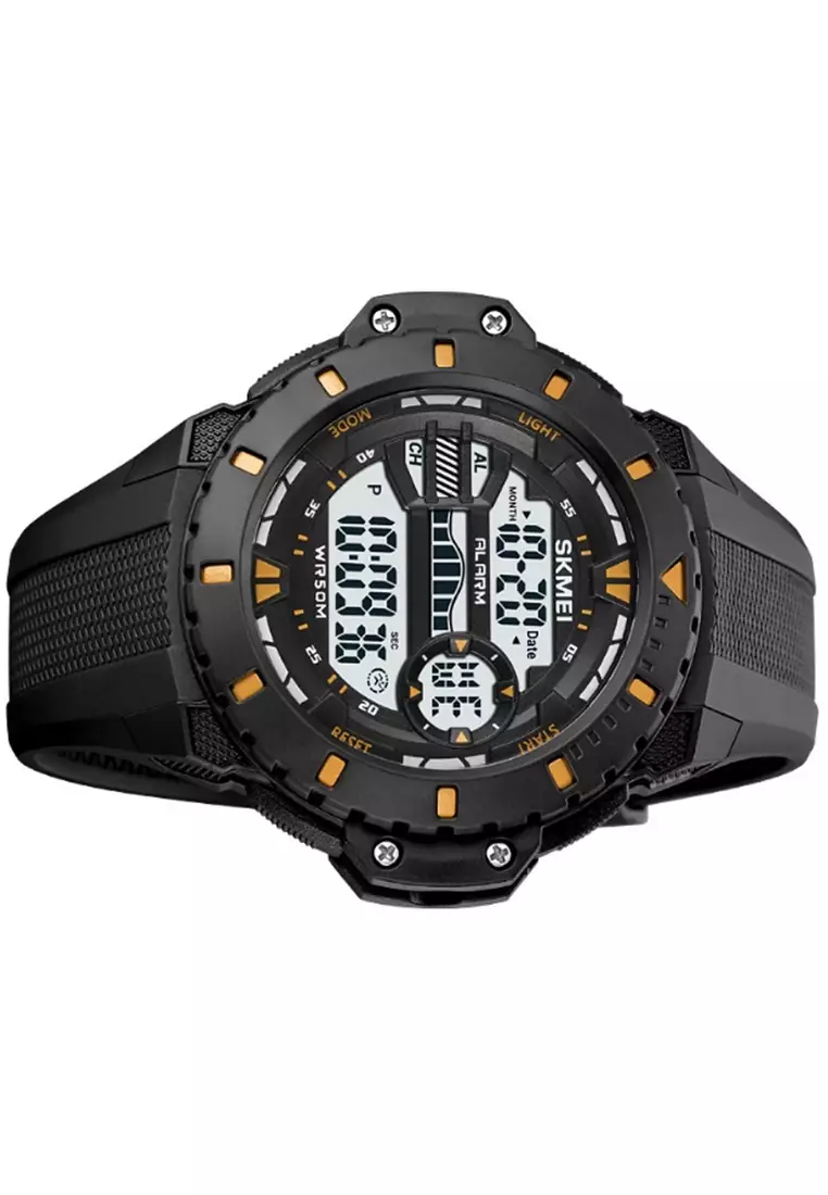 Jam Tangan Pria Digital Waterproof Many Function Strap Tali Material Silicone IR22 ORIGINAL