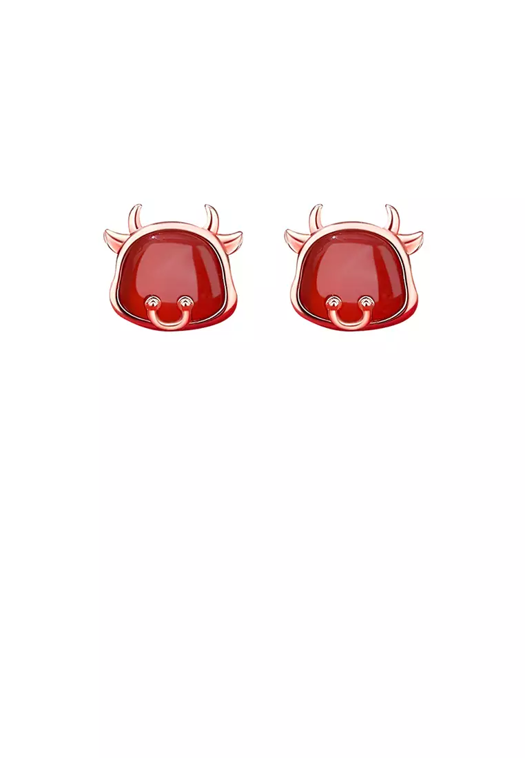 Cute store red earrings