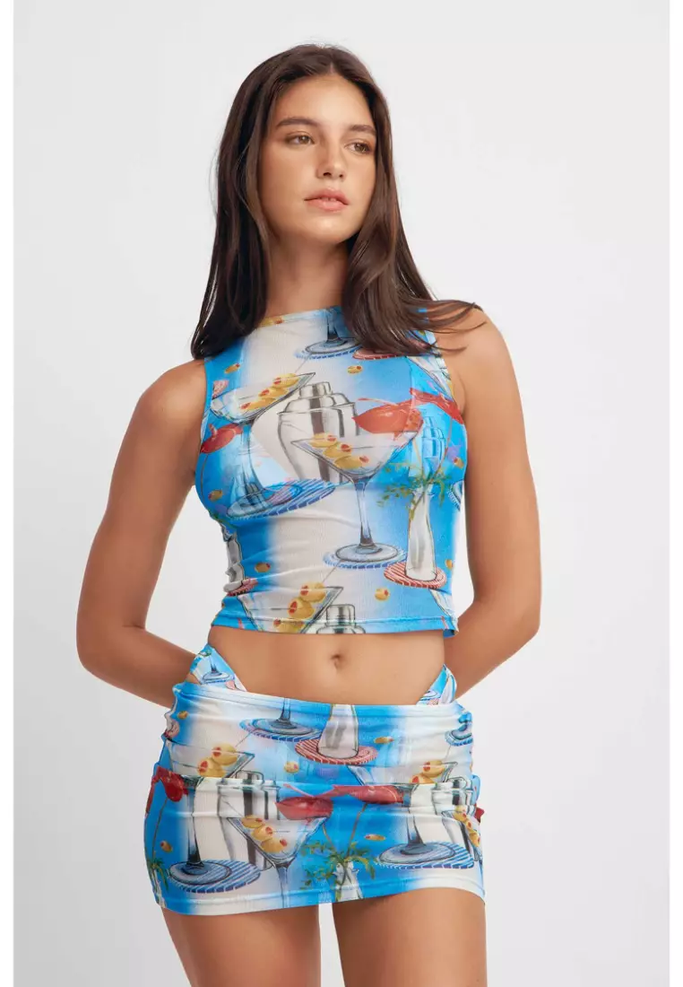 Tracy Mesh Top / Dirty Martini