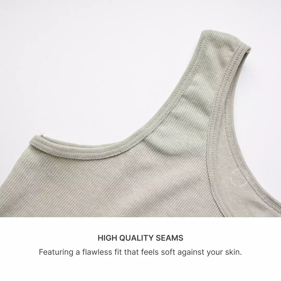 Nathalie Tanktop Cotton Blend Wide Strap NTA 3411 - Orange