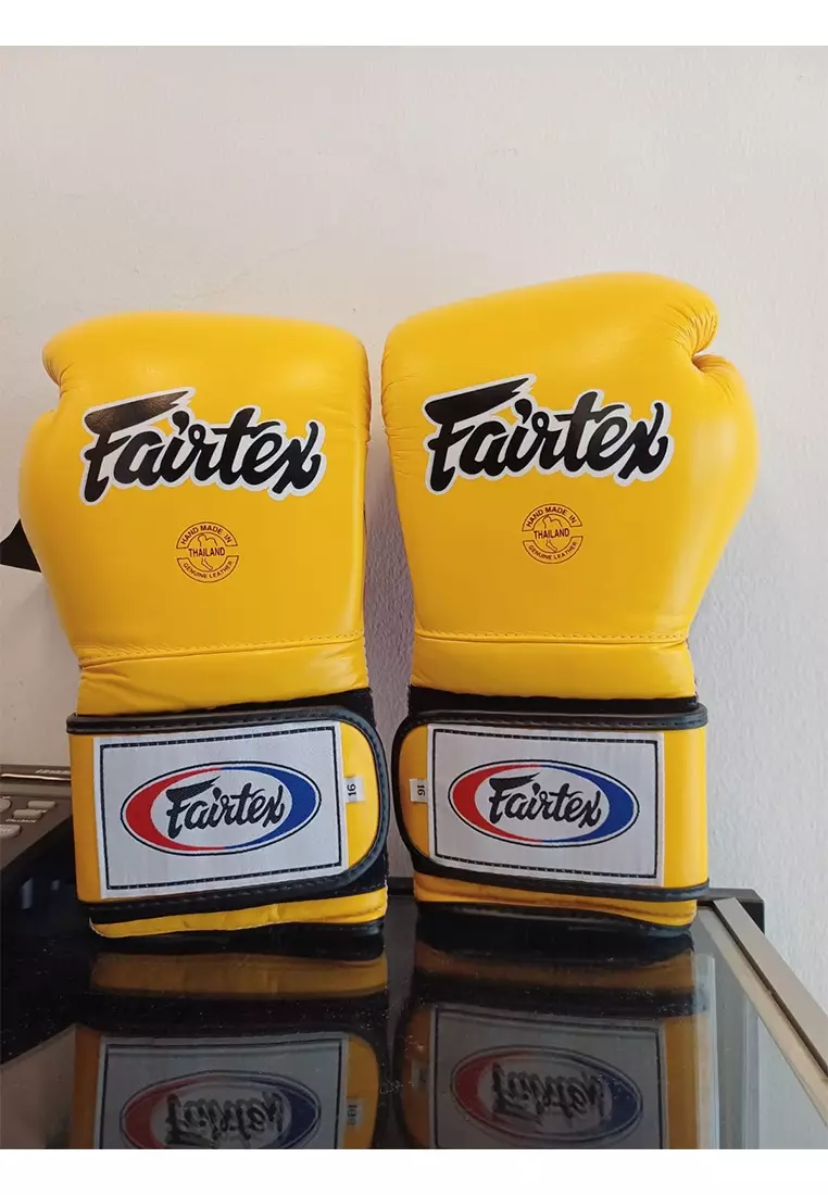 Yellow fairtex best sale gloves