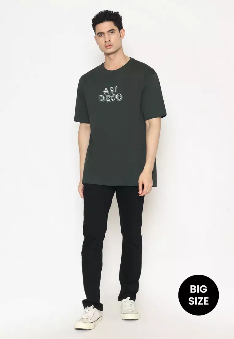 POLICE T-Shirt Cotton Combed Big Size Pria 2078280141