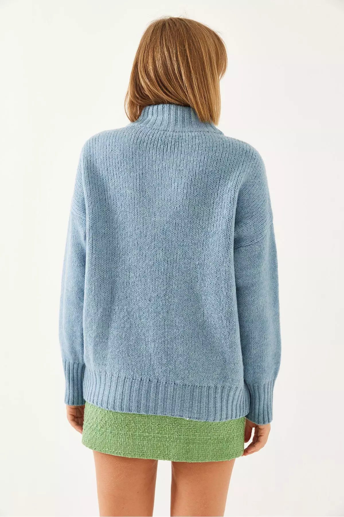 Women's V Neck Knitted Sweater 20247532