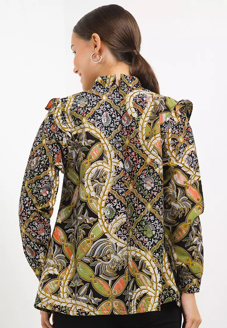 Arini Blouse Batik Katun Wanita