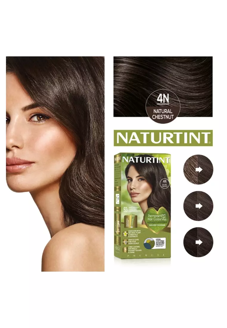 Naturtint Multicare 4N Natural Chestnut 165ml [NTN4N]